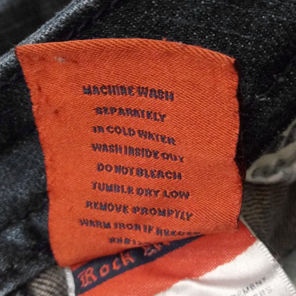 Rock Revival Dark Blue Straight Leg Jeans - Picture 7 of 7